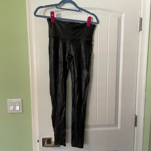 Spanx leather leggings